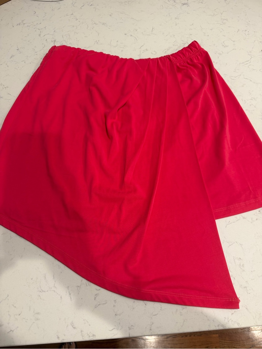 Bright Magenta Asymmetric Women’s Skirt